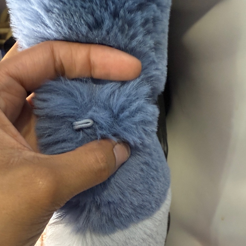 Heurueh Colorblock Faux Fur Coat - Picture 5 of 11